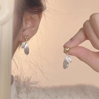 Heart Fishtail Earrings: Unique 2025 Design, Popular Women's Personality Jewelry