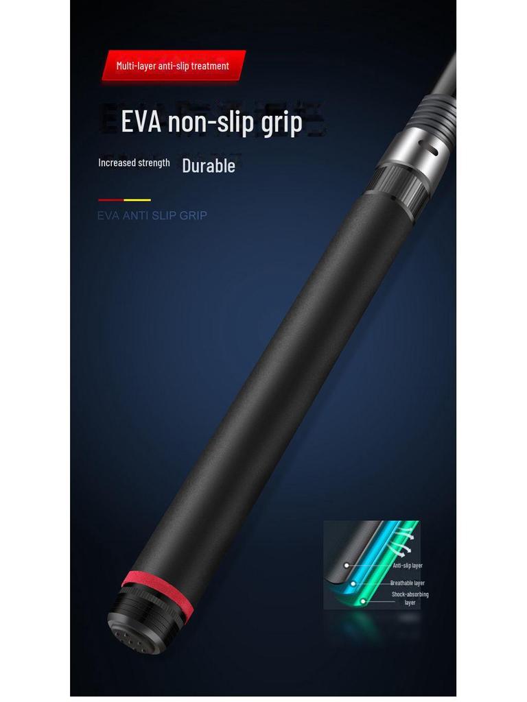 Minglun Wolf King Carbon Sea Rod Set: Super Hard, Long-Cast Fishing Gear.