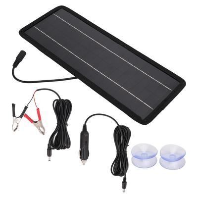 4.5W 12V Solar Car Battery Charger Polysilicon Solar Panel for Cars Boat Automobiles Converting 12V