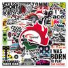 50 Racing Graffiti Cool Trend Creative Decorative Water Cup Skateboard Stickers
