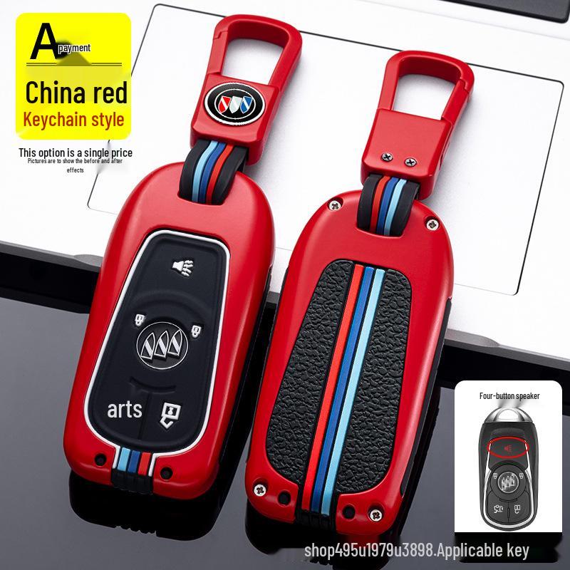 Key Case for Buick: Envision, Encore, Regal, LaCrosse, GL8, Velite 6, Enclave - Protective Shell for Men
