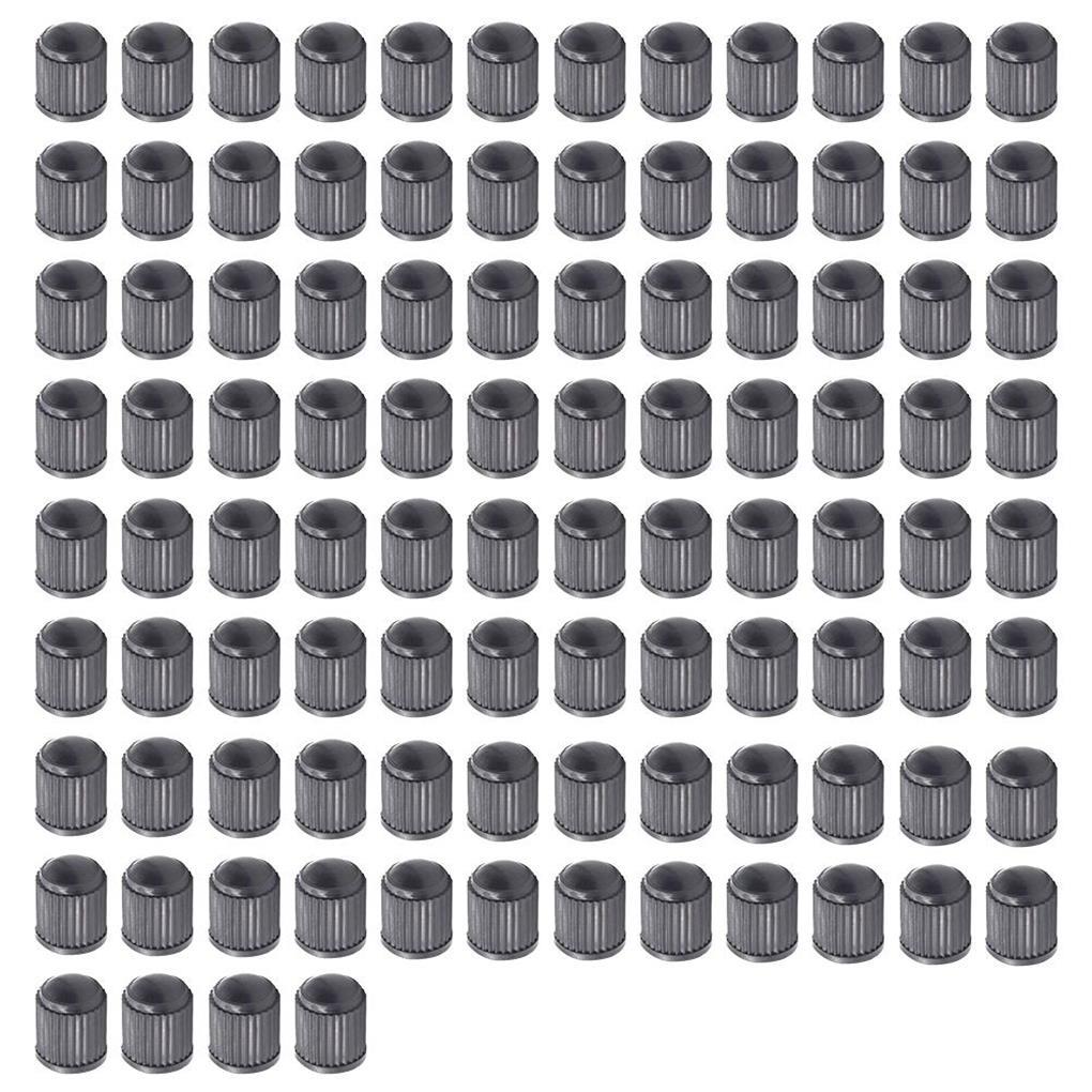 100 Pieces Tire Valve Caps Stem Tires Valves Dust Caps for Bicycles