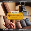 Smart Key Genuine Leather Key Compatible with Mazda Compatible Accessory Black 3 [Hallmo] Case, Cover,