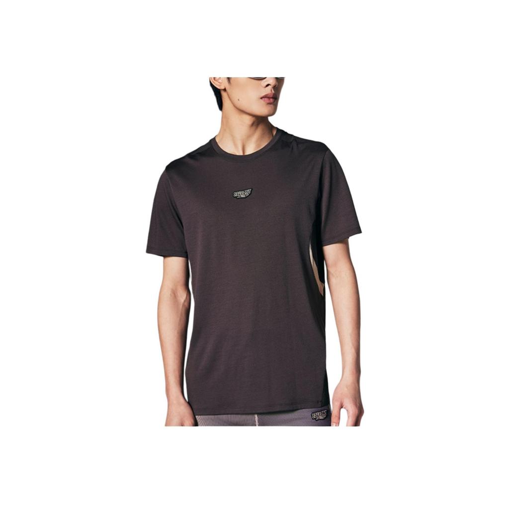 SAUCONY Nathan Bell Series Casual Round Neck Pullover Short Sleeve T-Shirt Unisex T-Shirts Red Brown SA2259ST43C-CO086