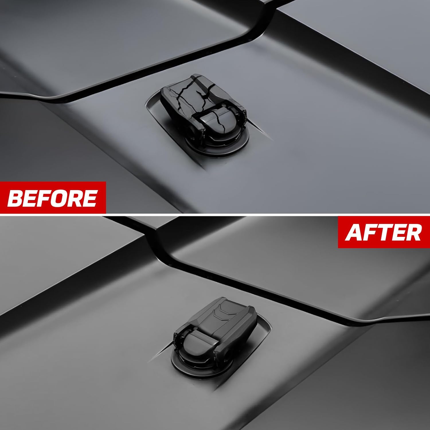 

Hood Storage Flip Latch Lever Locks for Yamaha Viking Vl Wolverine RMAX2 RMAX4 Wolverine X2 X4 YXZ1000R Accessories, Reliable Hood Cover Latch