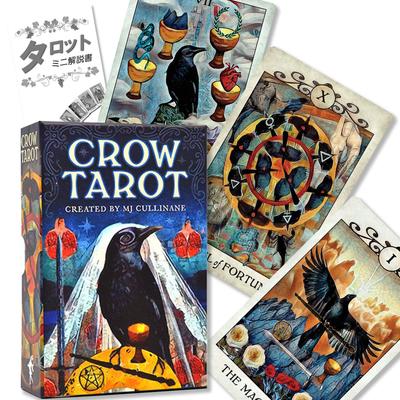 Crow Tarot Tarot Fortune Telling Method with Japanese Instruction Manual Authentic Tarot Cards 78 Cards Crow Mystery