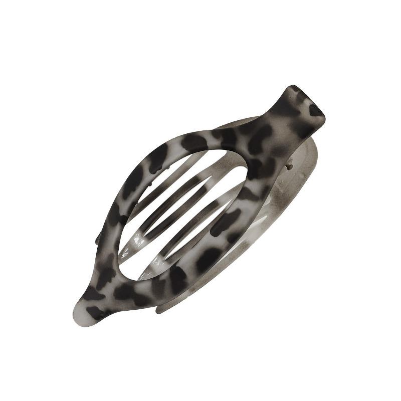 Oval Matte Claw, Laid-back Style Back of The Head Updo Shark Clip Ponytail Large Duckbeak Clip Hair Accessory
