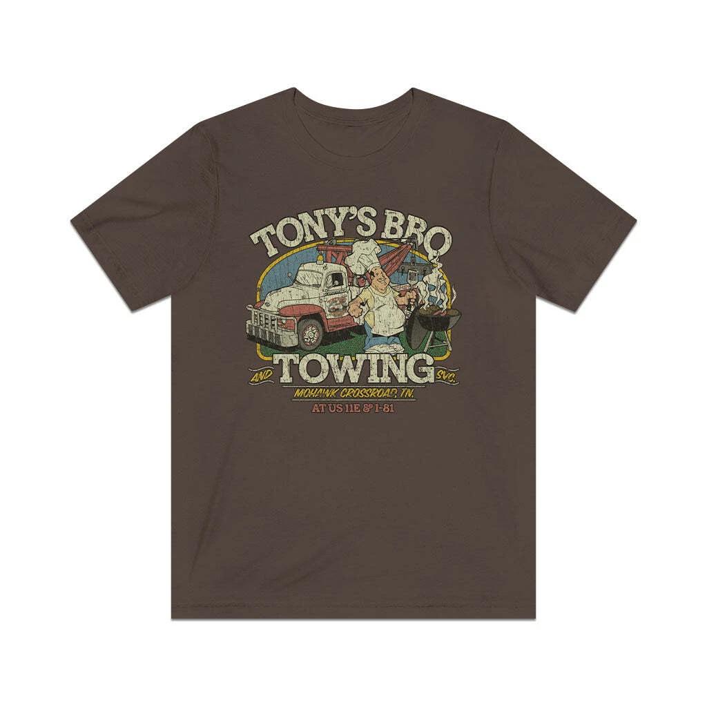 

Tony s BBQ & Towing Service 1959 Vintage Men s T shirt XL