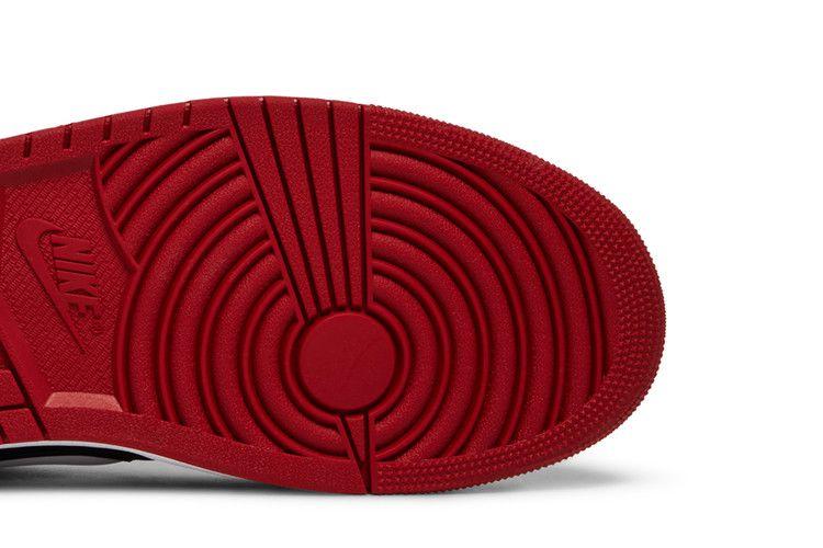 Men's Sneakers Nike Jordan 1 Low FlyEase Black White Gym Red Black/White/Gym Red