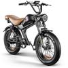 Emoko C93 All-Terrain Electric Bike 20×4.0" 48V20Ah Off-Road Pedelec, Dual Suspension Mountain E-Bike for City Commuter & Outdoor Use