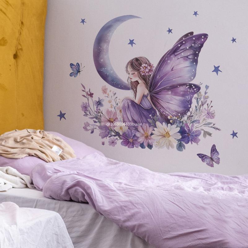 Multicolored Butterfly Wall Stickers for Girls Room Decoration Bedroom Decals Home Decor