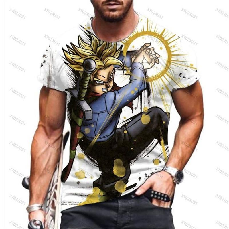 Summer Kids Dragon Ball T-shirt Goku Vegeta Kakarot Super Saiyan Boys