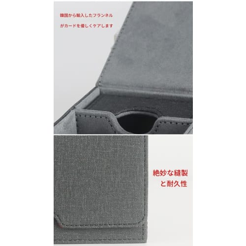Bivoyud Deck Case, Trading Card Case, Storage Box, Dice Holder, Damage Counter Holder, Magnetic PU "Compatible with Yu-Gi-Oh!, Duel Masters, and Vario