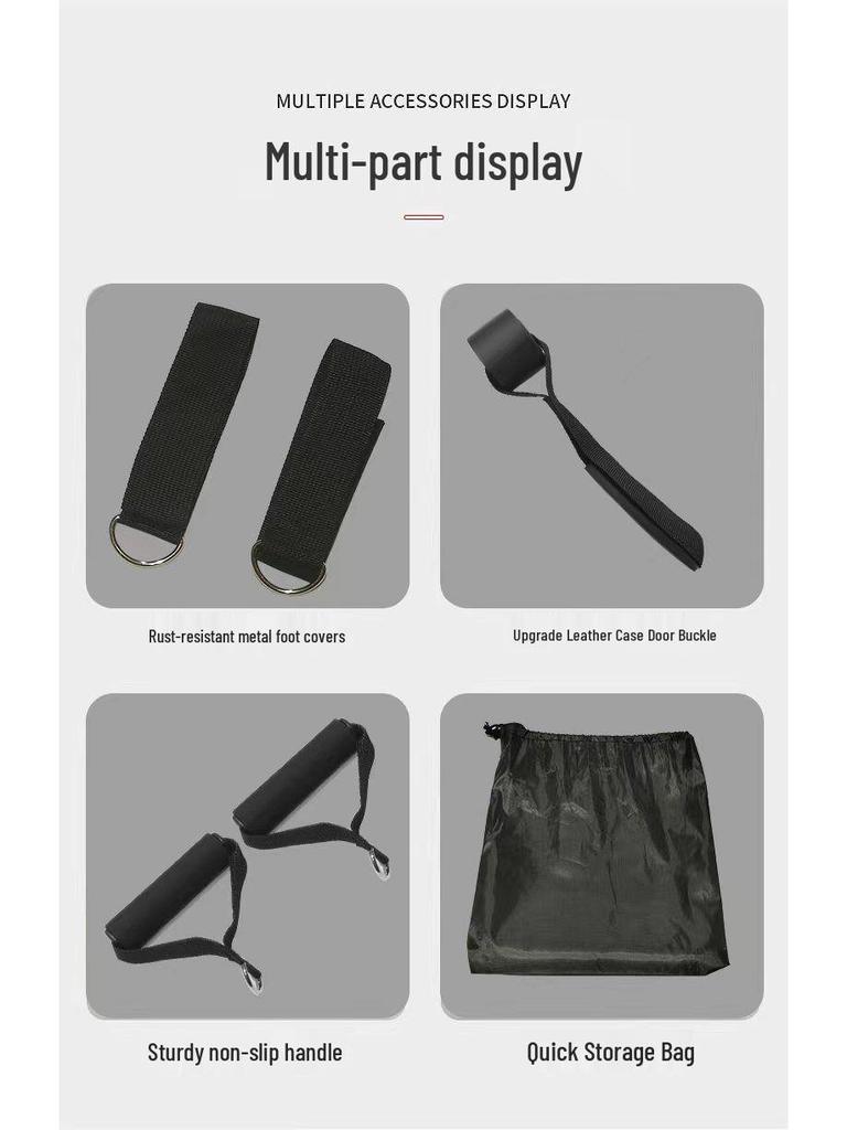 Elastic Resistance Band for Home Fitness and Chest Muscle Training