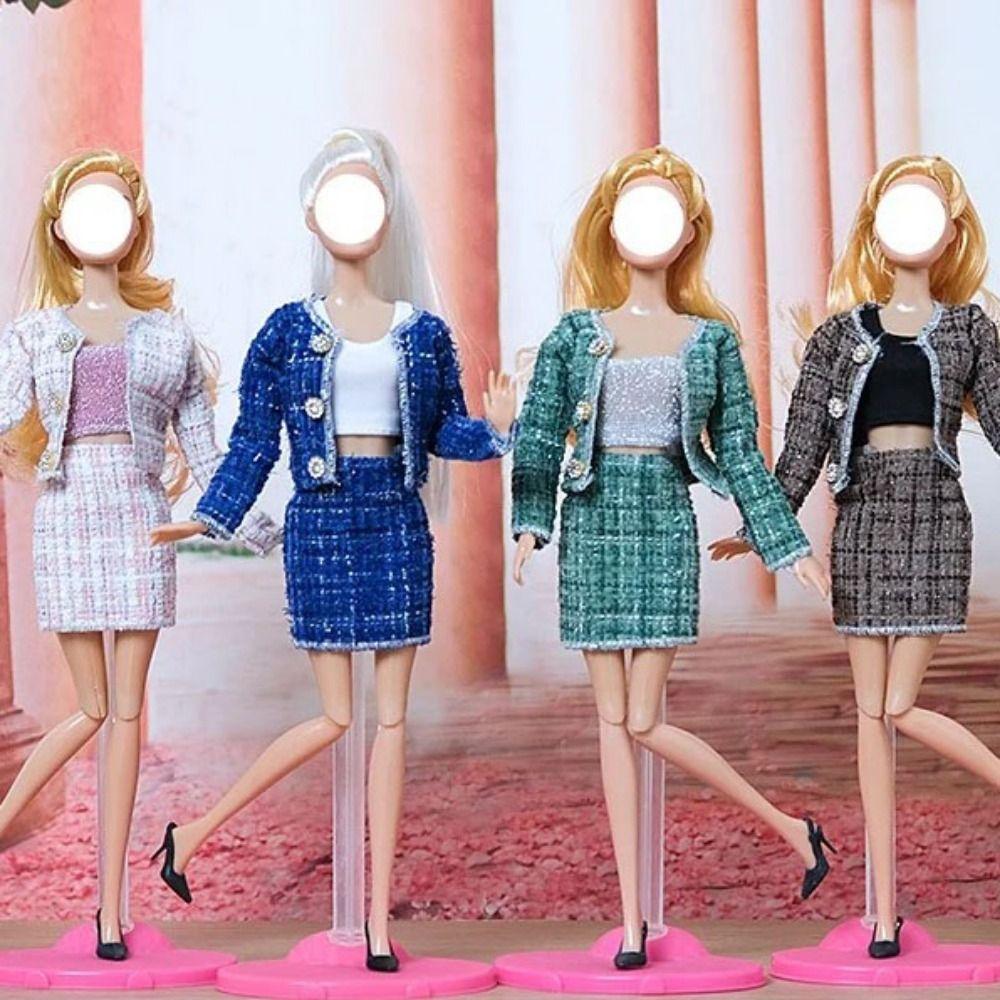 

Clothes 1/6 BJD Dolls Clothes Set BJD Doll 30cm Temperament Dress Dolls Holiday Gift чорний/білий