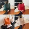 Street Style Bucket Bag For Women Pu Material With Magnetic Closure And Inner Pockets