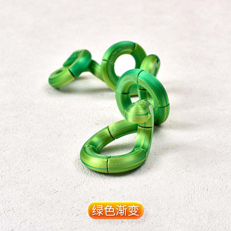 Fidget Toy Twisting Sensory Hand-Eye Coordination Toy Anxiety Relief Finger Toy For Kid Adult Fine Motor Skills Snake Shape