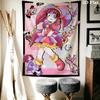 Clown Chase Whimsical Fun Tapestry Fashion Print Background Cloth Homestay Soft Decoration Tapestry Background Wall Hanging Cloth Work Of Art