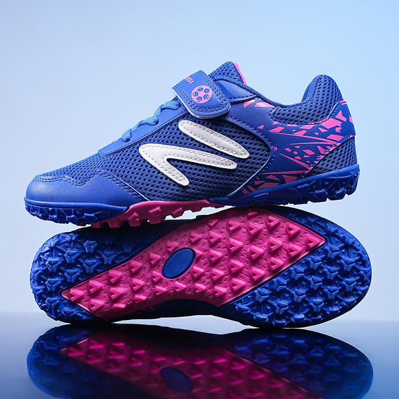 Foreign Trade 2025 Summer New Mesh Velcro Training Children Broken Nails Primary School Game Sneakers Rotating Buckle
