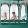 New Round Booster Shower Head Three-speed Large Panel Handheld Shower Head Home Bath Shower Set