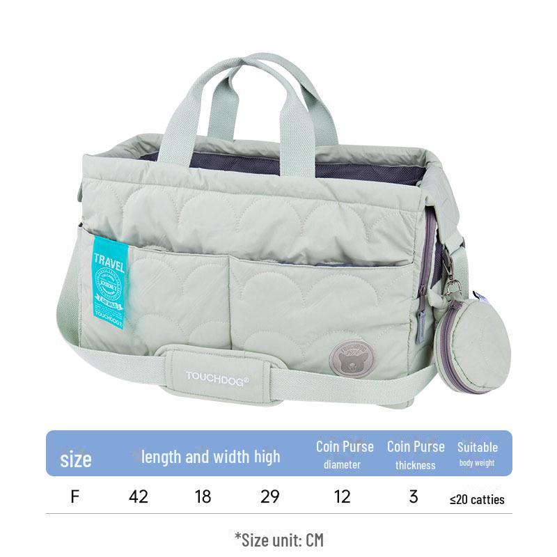 Touchdog Large Pet Backpack for Cats and Dogs - Portable Carrier for Outings