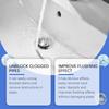 Pipe Unclogging Agent Sink Drain Kitchen Toilet Pipe Cleaning Dissolving Anti-Blocking Unclogging Powder