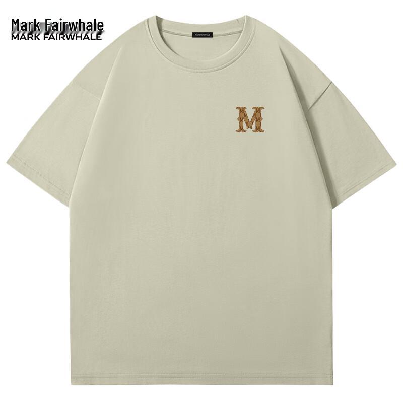 Mark Fairwhale Men's Heavyweight Pure Cotton Loose Fit Short Sleeve T-Shirt