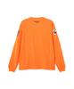 AVIREX TOP GUN PATCHED L/S T-SHIRT 783-3930018 men's L orange