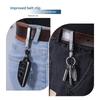 Compact Ti Alloy Key Clip Belt Keychain For Minimalist Lifestyle Attachment To Pockets Belts or Bags Securely