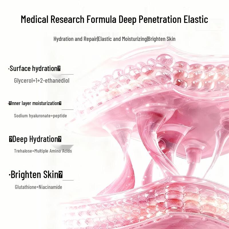 AOBONI Glutathion Feuchtigkeitsspendende & Aufhellende Gesichtsmaske