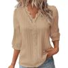 BITCED Women's Fashion Casual V-Neck 1/2 Sleeves Blouses & Shirts