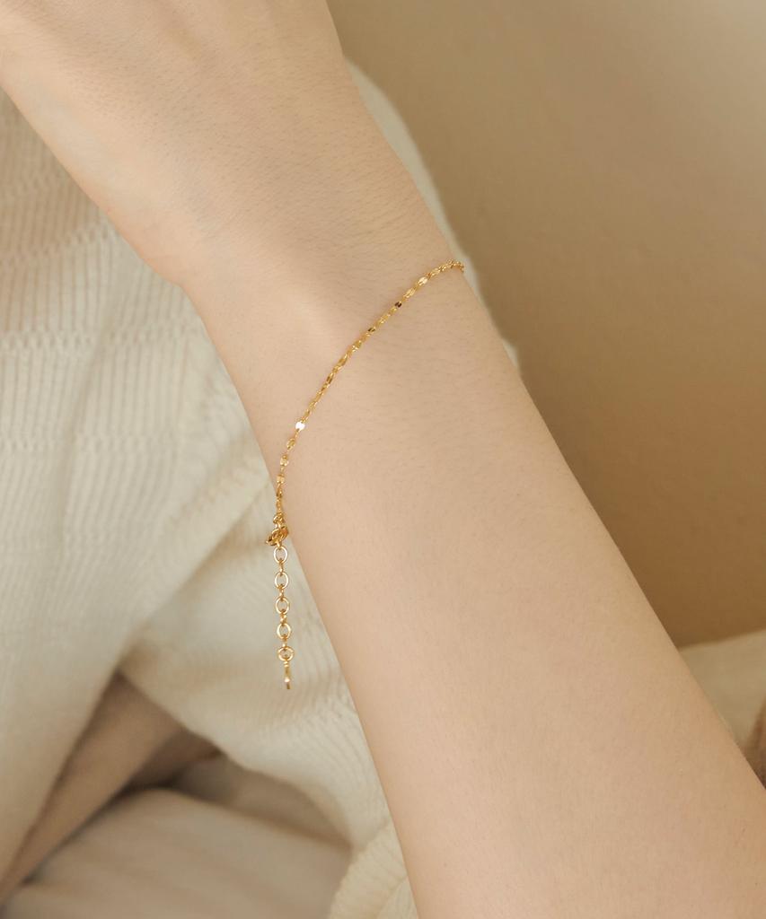 Dmoment Nin 18K Gold Silver Bracelet (925 Silver)
