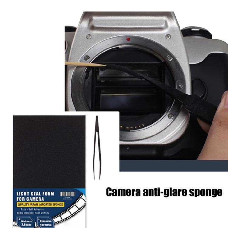Auslaufsicherer Schwamm Hohe Dichte Schaumstoff Folie Leichte Dichtungsschaum mit Pinzette Ersatz für 120 135 Filmkamera Ersatz