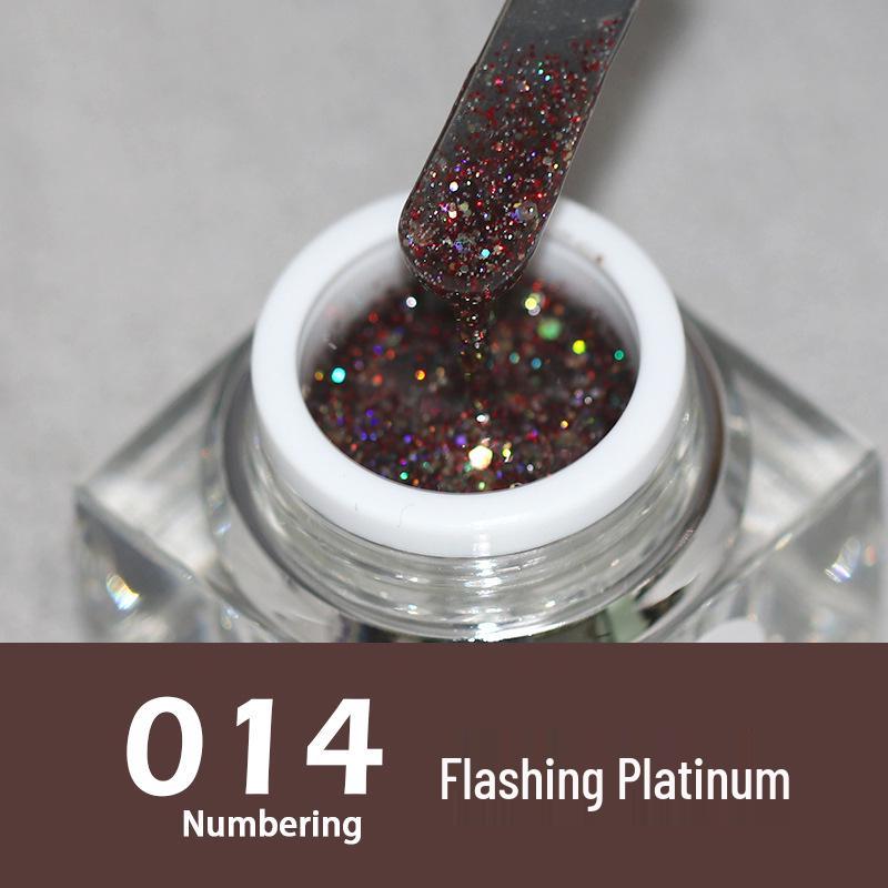 FN High-Density Japanese Platinum Glitter Gel Nail Polish