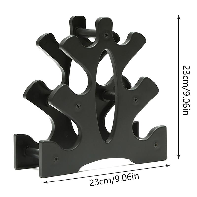 3-Tier Dumbbell Storage Rack Stand Multi-Layer Hand-Held Dumbbell Storage Rack Home Office Gym Dumbell Weight Rack