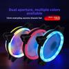 12cm Case Fan Dual Aperture PC Silent Fan Multi-color PC Cooling Fan  Desktop Computer