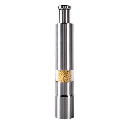 Pepper Mill Mill Stainless Steel One Hand No Batteries Required