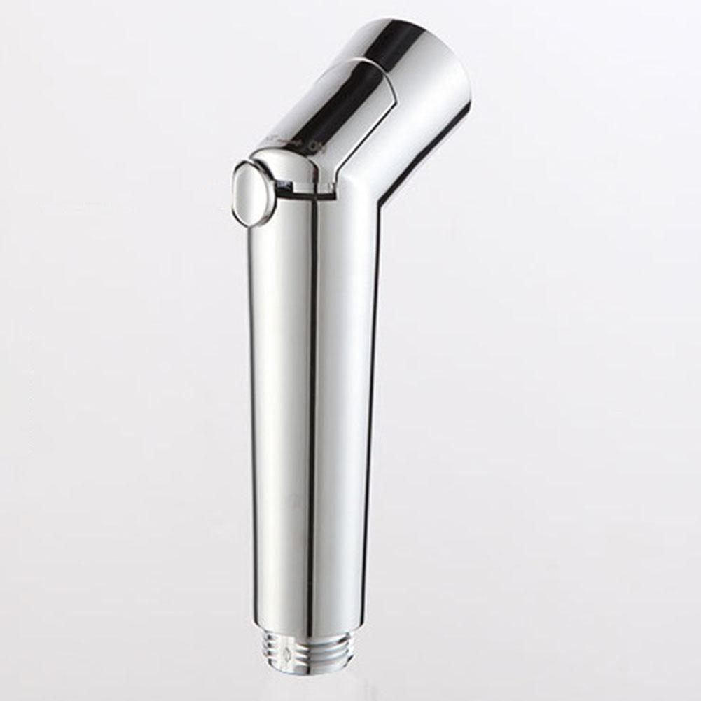 Hand Held Bidet For Bathroom Self Cleaning Press-free Silver