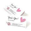 50/100pcs/pack Thank You Cards Gift Gift Holiday Greeting Cards Wedding Business Party Invitation
