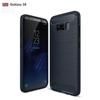 Samsung S8 Case Flexible Premium Tpu Resistant Carbon Fiber Shockproof Case Cover for Galaxy S8 G950 Case Navy