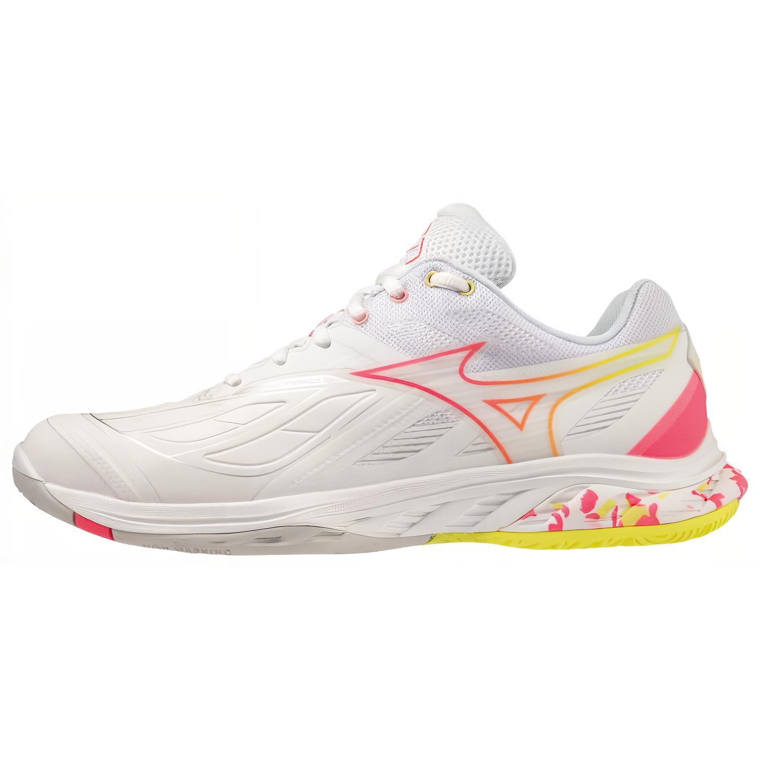 

Mizuno Wave Fang 2 Fit Comfortable Versatile Shock Absorbing Durable Low Top Badminton Shoes Unisex sneaker White 71GA231222 39