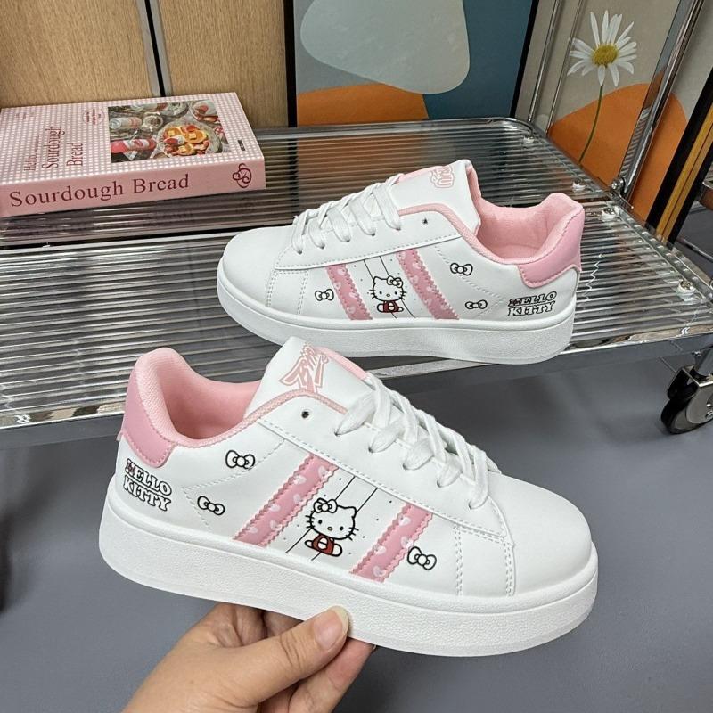 Cute Cat Bread Shoes Women's New Little White Shoes Couple Sports Platform Versatile Trendy Student Board Shoes