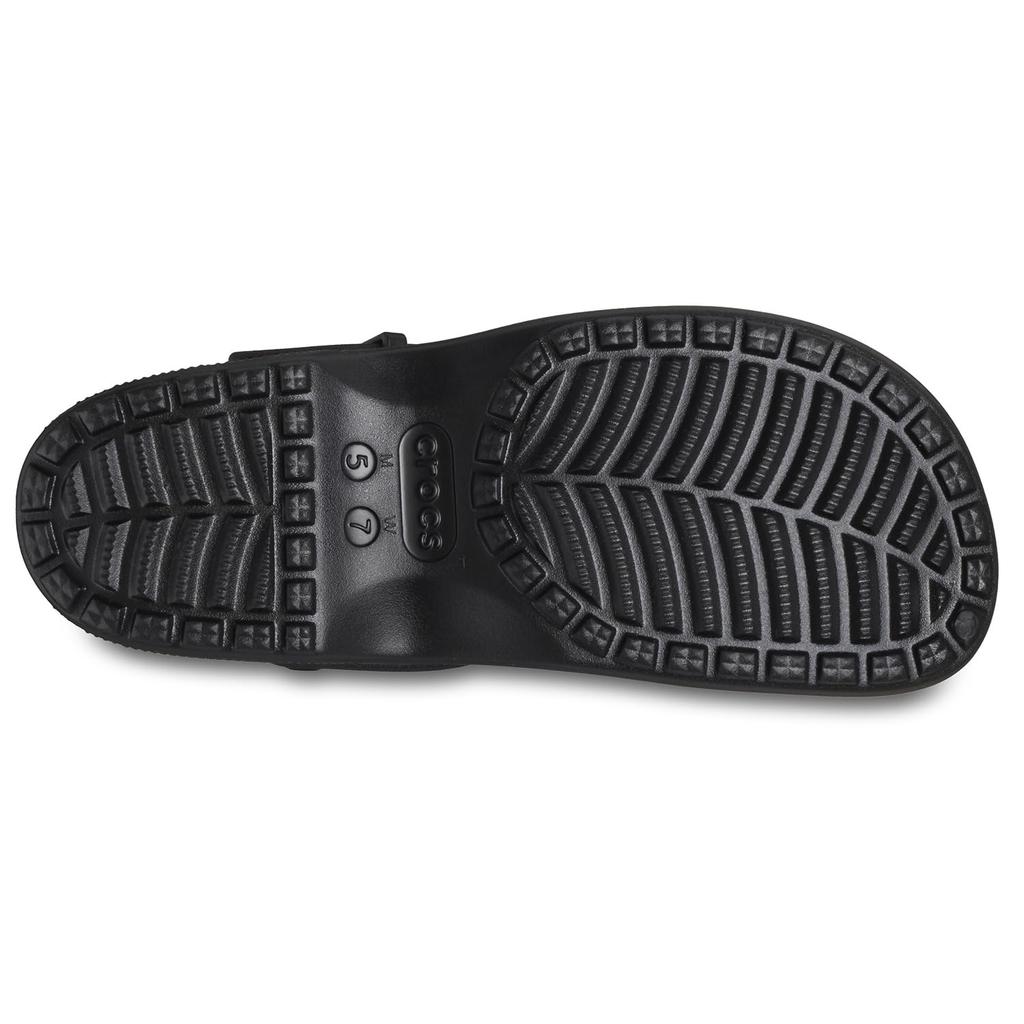 Crocs Classic Mary Jane Clog Unisex Sandals, Black, 25cm,