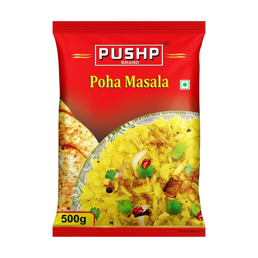 Pushp Indori Poha Masala Authentic Indian Spice Blend For Traditional Breakfast Poha Dishes 500g Pack 1 Culinary Essential