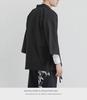 Herren Lockerer Hanfu Cardigan: Altchinesischer buddhistischer & taoistischer Stil mit Dreiviertelärmeln