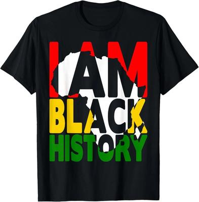 I Am Black History Month African American Pride Celebration T Shirt