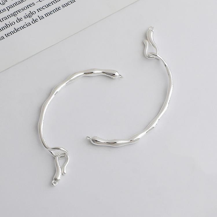 S925 Sterling Silver Handmade Beaded Pearl Bracelet and Necklace Jewelry Components