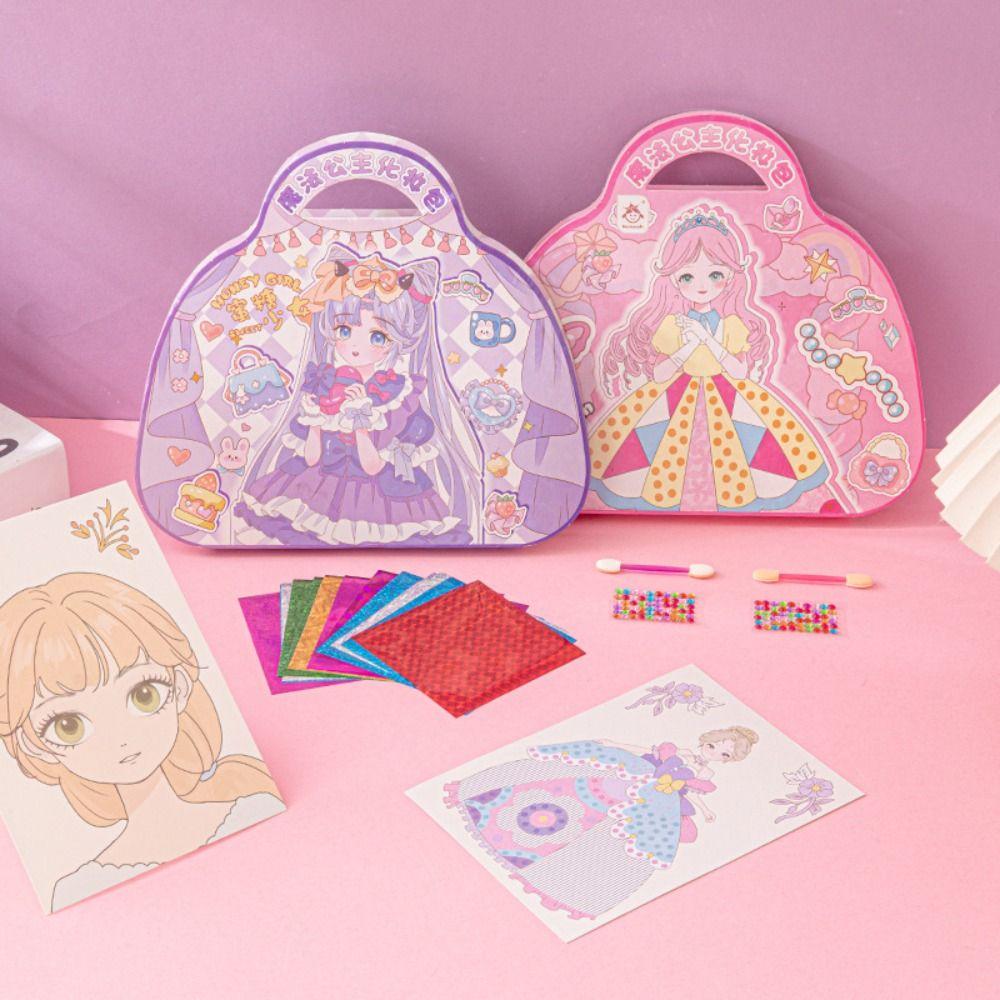 Album Journal Make Your Own Princess Sticker DIY Scrapbooking Princess Dress Up Sticker  Student