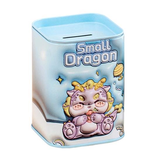 Cartoon Animal Tinplate Piggy Bank Unbreakable Coin Cash Container Storage Jar Boys Girls Money Saving Box Desktop Decoration