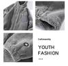 Unisex Trendy Hooded Lambskin Jacket with Plus Velvet for Autumn/Winter - Casual Warmth for Couples